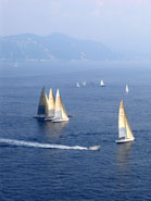 portofino italy sailboat regatta