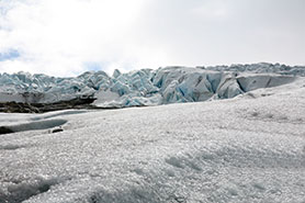 top of the glacier